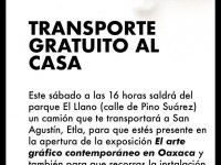 Brindará Gobierno del Estado transporte gratuito para acudir a exposiciones en el CASA