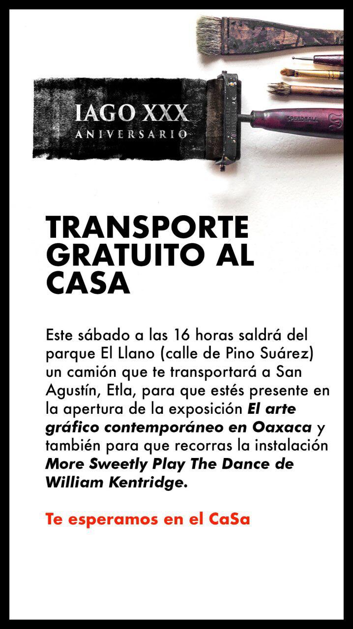 Brindará Gobierno del Estado transporte gratuito para acudir a exposiciones en el CASA