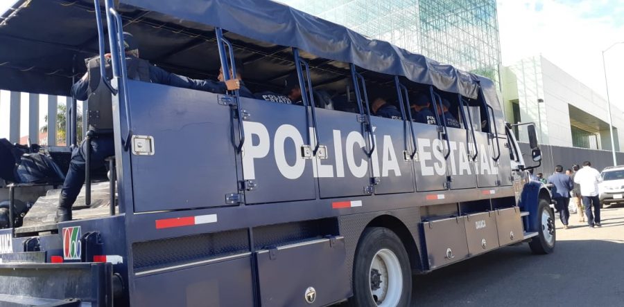 Implementan impresionante operativo de seguridad en Congreso del Estado