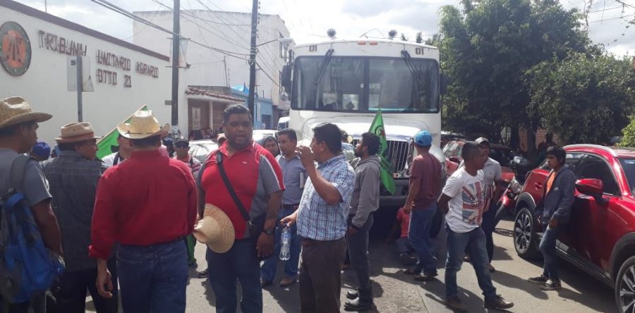 Pobladores de San Sebastián Río Dulce tomaron el Tribunal Agrario