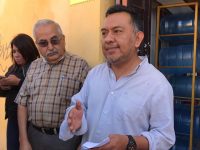 Protestan por la construcción de un Oxxo en la calle de Hidalgo