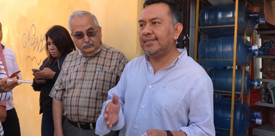 Protestan por la construcción de un Oxxo en la calle de Hidalgo