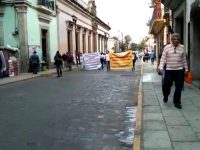 Marchan Químicos de la SSO en la capital del estado
