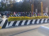 Sol Rojo toma caseta de cobro en  Huitzo