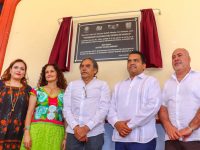 Devela Seculta placa de mural del maestro Rodolfo Morales