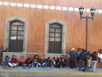 Protesta Antorcha Campesina en Casa Oficial