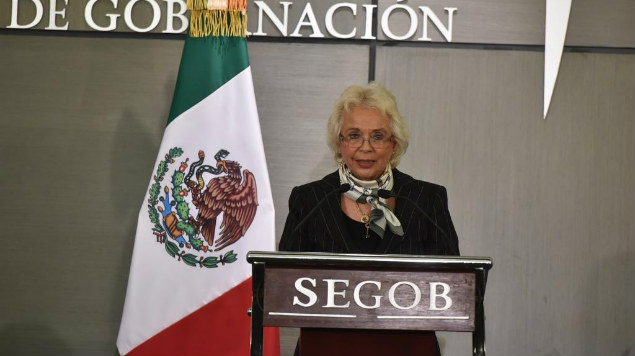 Olga Sánchez es la primera mujer en ser titular de la Segob