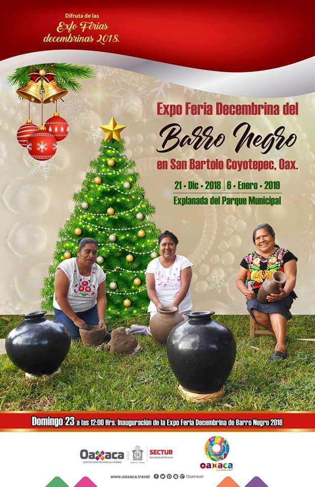 Continúa Expo Feria del Barro Negro en San Bartolo Coyotepec.