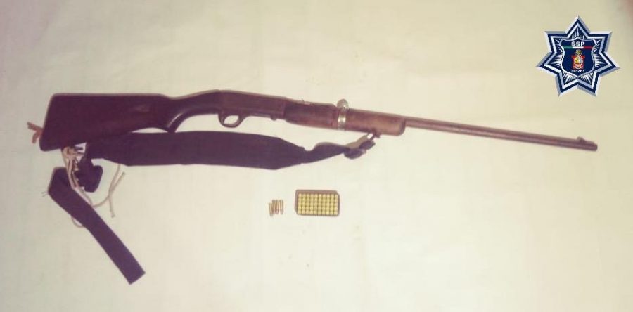 Detiene Policía Estatal en la Costa, a una persona por la portación ilegal de un arma de fuego