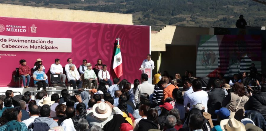 Atestigua AMH arranque del Programa de Pavimentación de Caminos a Cabeceras Municipales