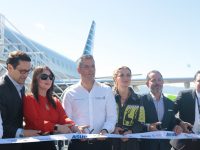 Inaugura Alejandro Murat la ruta aérea Dallas-Oaxaca-Dallas de la aerolínea American Airlines