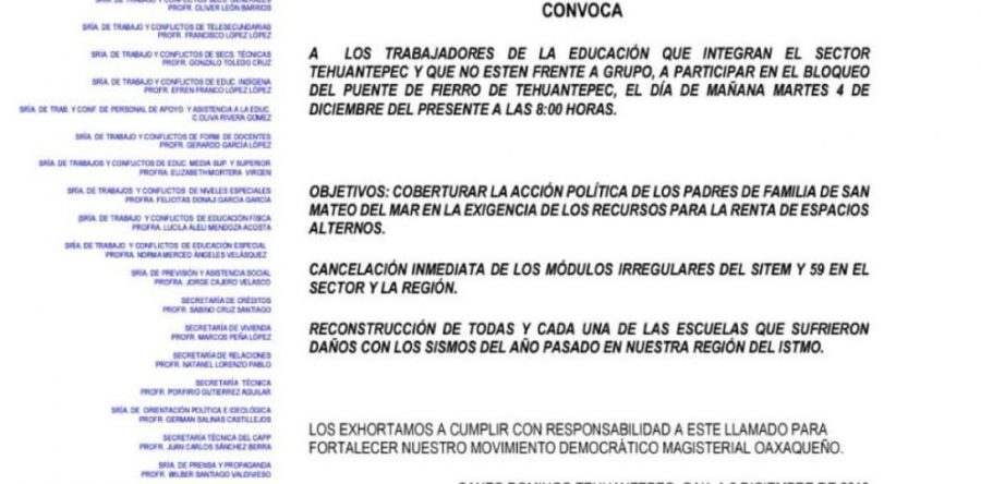 Continúan maestros con bloqueo en el Puente de Fierro