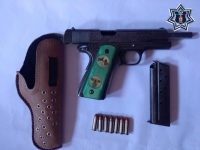 Detiene Policía Estatal a una persona armada en Ejutla