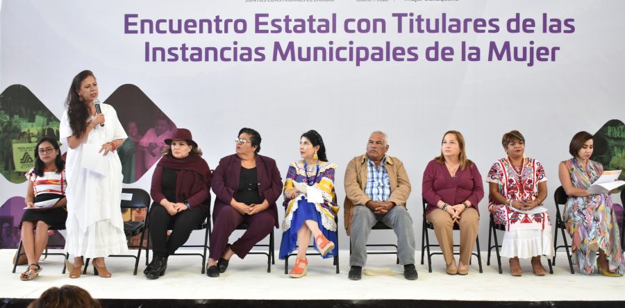 Refrenda directora del Instituto de la Mujer de la capital fortalecer instancias en todo el estado