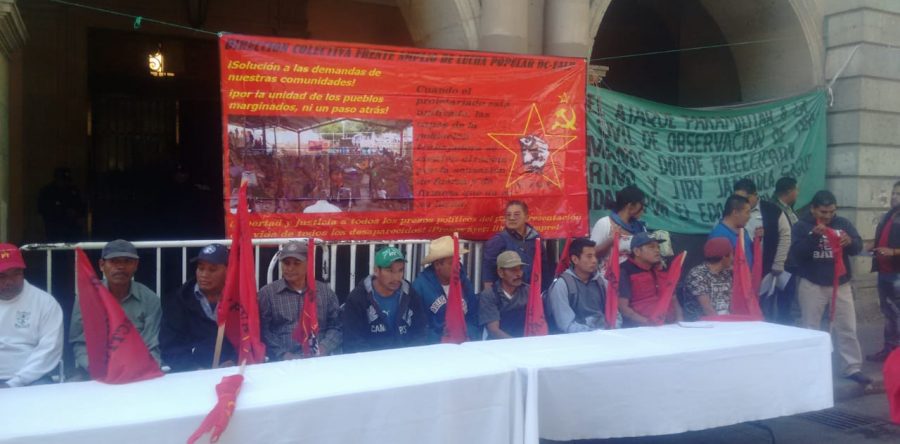 Anuncia el FALP movilización masiva para enero.