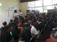 Lleva SSPO jornadas de prevención del delito a escuelas en Ayoquezco de Aldama