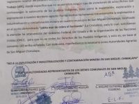 Piden pobladores de San Miguel Chimalapa la no entrada de mineras en su territorio