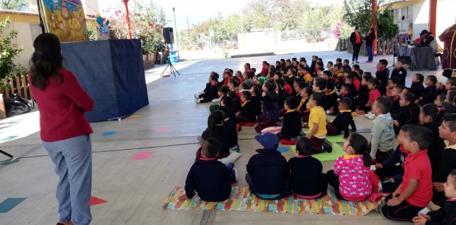 Con obra de teatro guiñol fomenta IEEPO cultura de Protección Civil