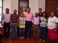 Escucha Oswaldo García Jarquín primeras solicitudes de los Comités de Vida Vecinal