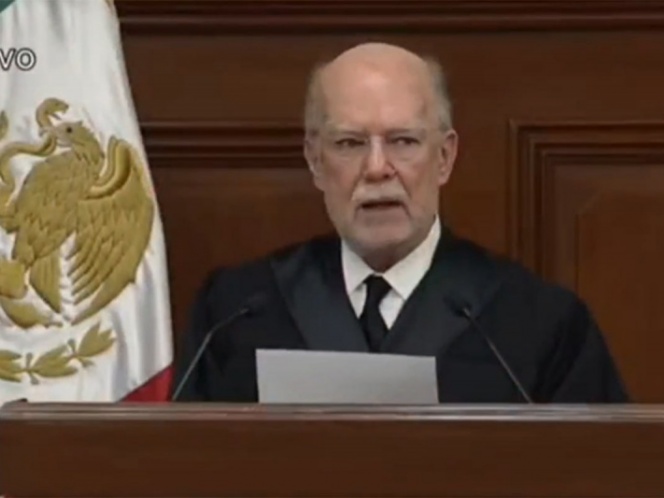 Inicia sesión solemne en Corte, ministros reciben a González Alcántara