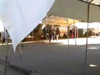 Retiran estructuras de comerciantes ambulantes en el Llano