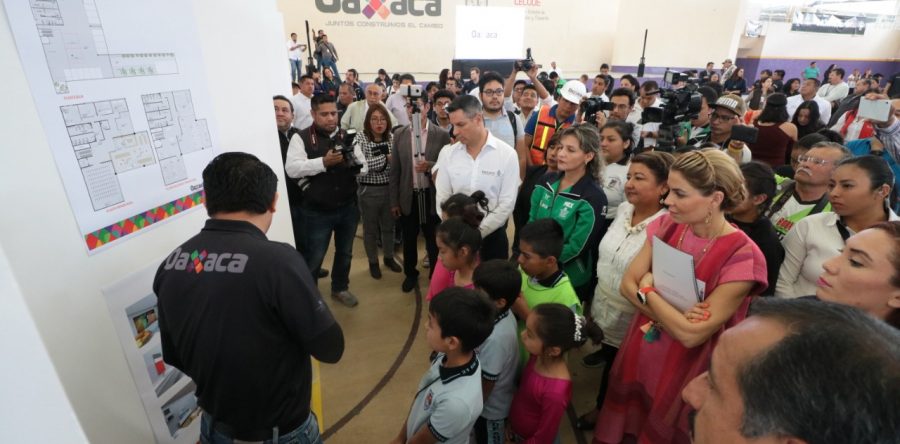 Inicia Gobierno de Oaxaca rehabilitación y ampliación del Complejo deportivo Ricardo Flores Magón