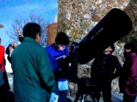 Abarrotan visitantes el Observatorio Astronómico Municipal para ver el eclipse de luna