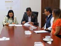 Pacta IOAM y Municipio de Oaxaca de Juárez, trabajar por migrantes