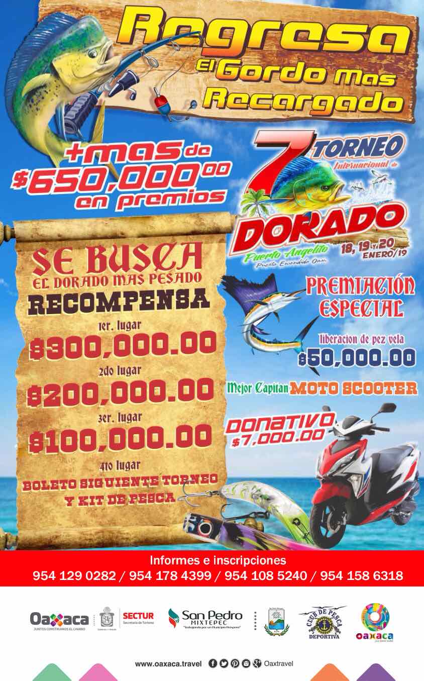 Celebrará Puerto Escondido torneo internacional de pesca