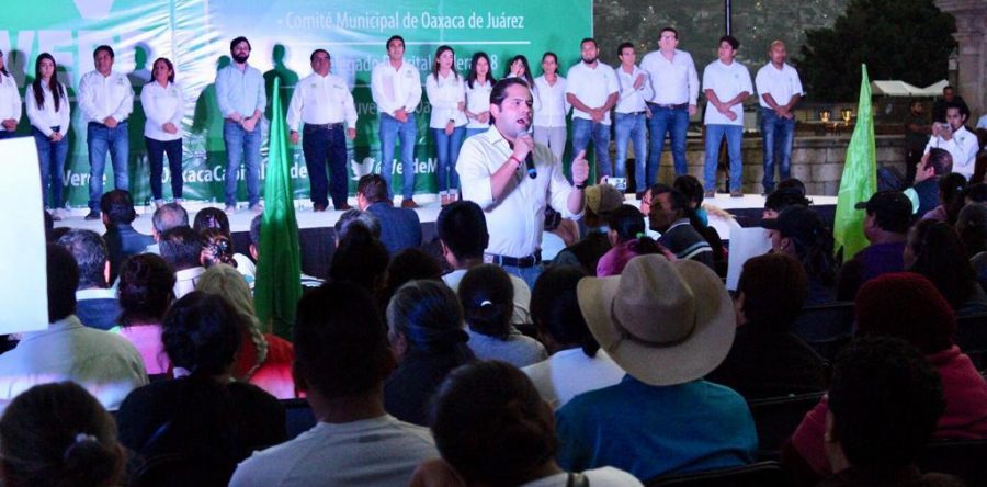Llama Raúl Bolaños Cacho a la unidad en el Partido Verde en Oaxaca