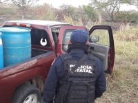 Asegura Policía Estatal más de 500 litros de hidrocarburo