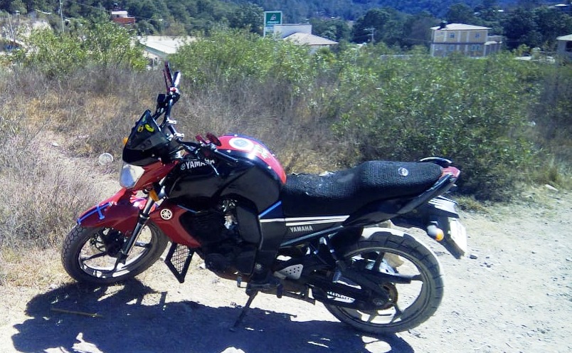 Fuerzas policiales de la SSPO recuperan una motocicleta robada