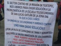 Conflicto en escuelas secundarias de Tuxtepec han sido abandonadas por más de tres años