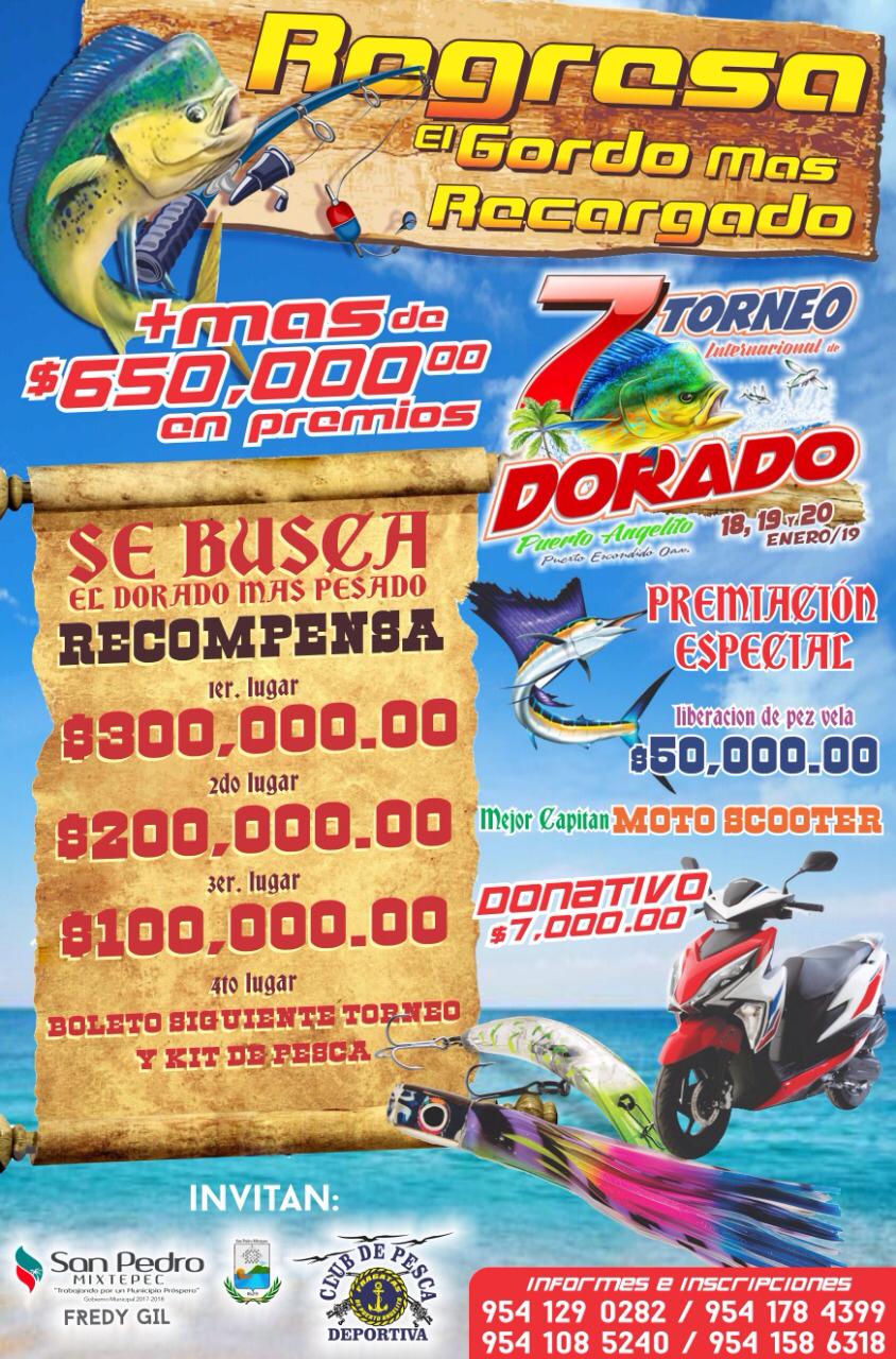 Anuncian el torneo Internacional de pesca deportiva del pez dorado 2019