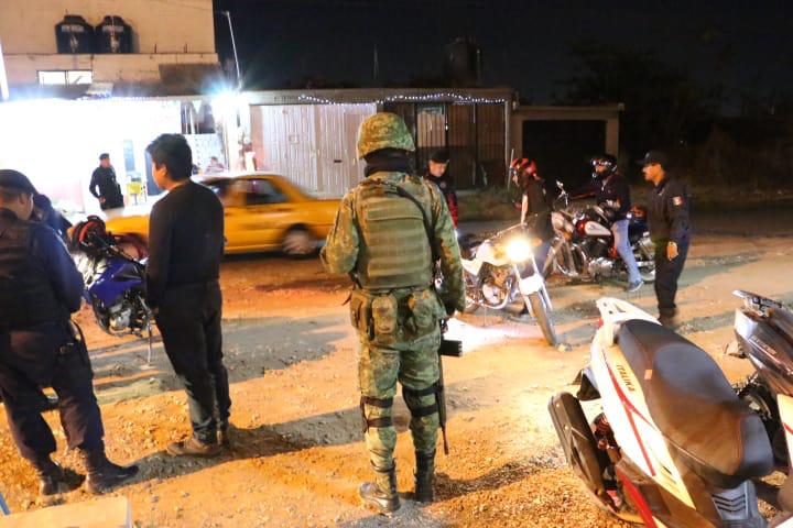 Municipio capitalino, Ejército y policías federal y estatal despliegan operativo conjunto