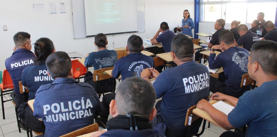 Participan 37 policías de Oaxaca y Morelos en curso de “Fortalecimiento Físico y Disciplinario”