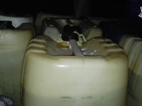 Asegura Policía Estatal más de mil litros de gasolina de procedencia ilícita en el Istmo