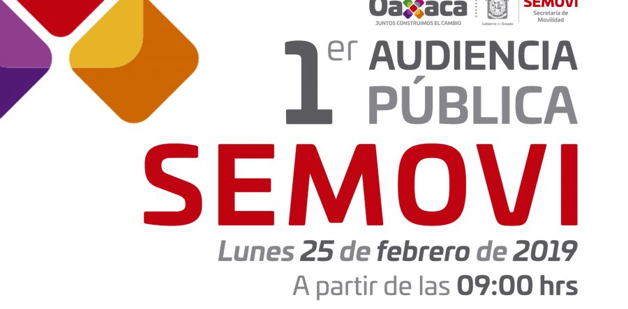 Anuncia Semovi primera audiencia pública