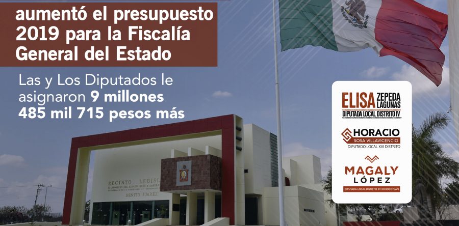 Aumentó Congreso presupuesto a la Fiscalía General