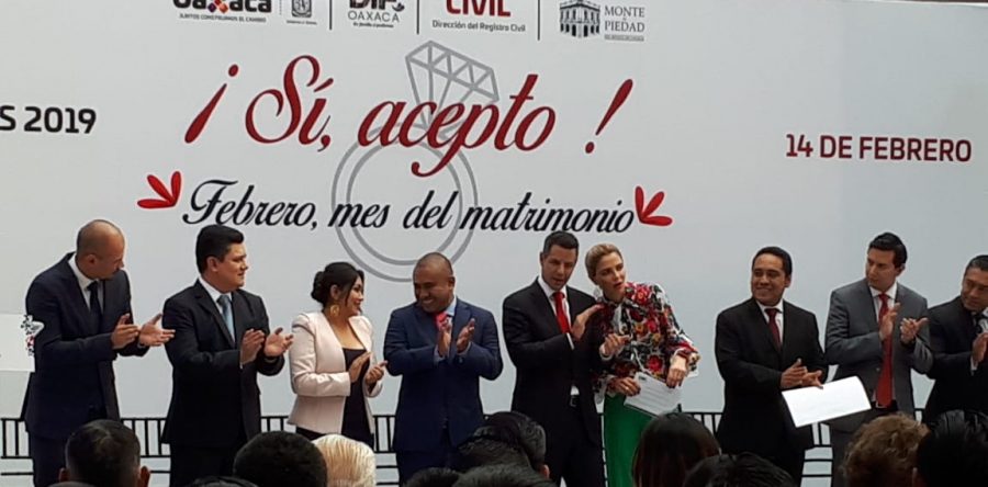 Contraen matrimonio 204 parejas durante el arranque de las bodas colectivas