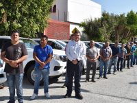 Entrega Régimen Estatal de Protección Social en Salud flotilla vehicular a brigadas de afiliación