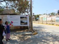 Entrega Sinfra pavimentaciones de concreto hidráulico en Santa Cruz Xoxocotlán