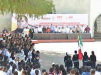 Promueve IEEPO participación de escolares en el encuentro Deportivo y Cultural “Benito Juárez”