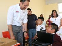 Entrega IEEPO mobiliario y equipo a escuelas de Valles Centrales y el Istmo