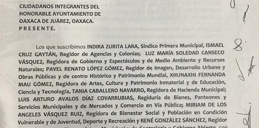 Obligarán a funcionarios del municipio de Oaxaca a comparecer