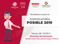 Invita Gobierno capitalino a conocer el programa POSIBLE 2019