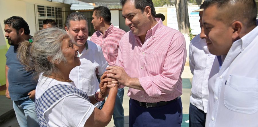 Oswaldo García Jarquín arranca labores de embellecimiento en San Juan Chapultepec