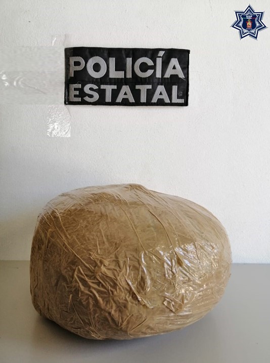 Asegura  SSPO aproximadamente dos kilos de Marihuana, en San Pedro Ixtlahuaca