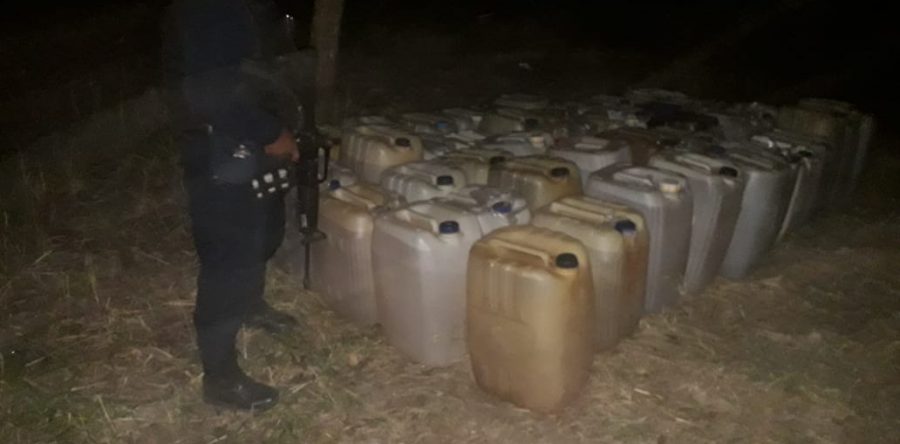 Más de 2 mil litros de hidrocarburo localizados y asegurados en el Istmo