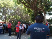 Promueve Gobierno de Oaxaca de Juárez cultura de prevención ante sismos